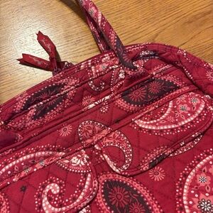 Vera Bradley Shoulder Bag Paisley Mesa Red